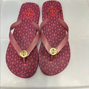 Tory Burch Pink Flip Flops